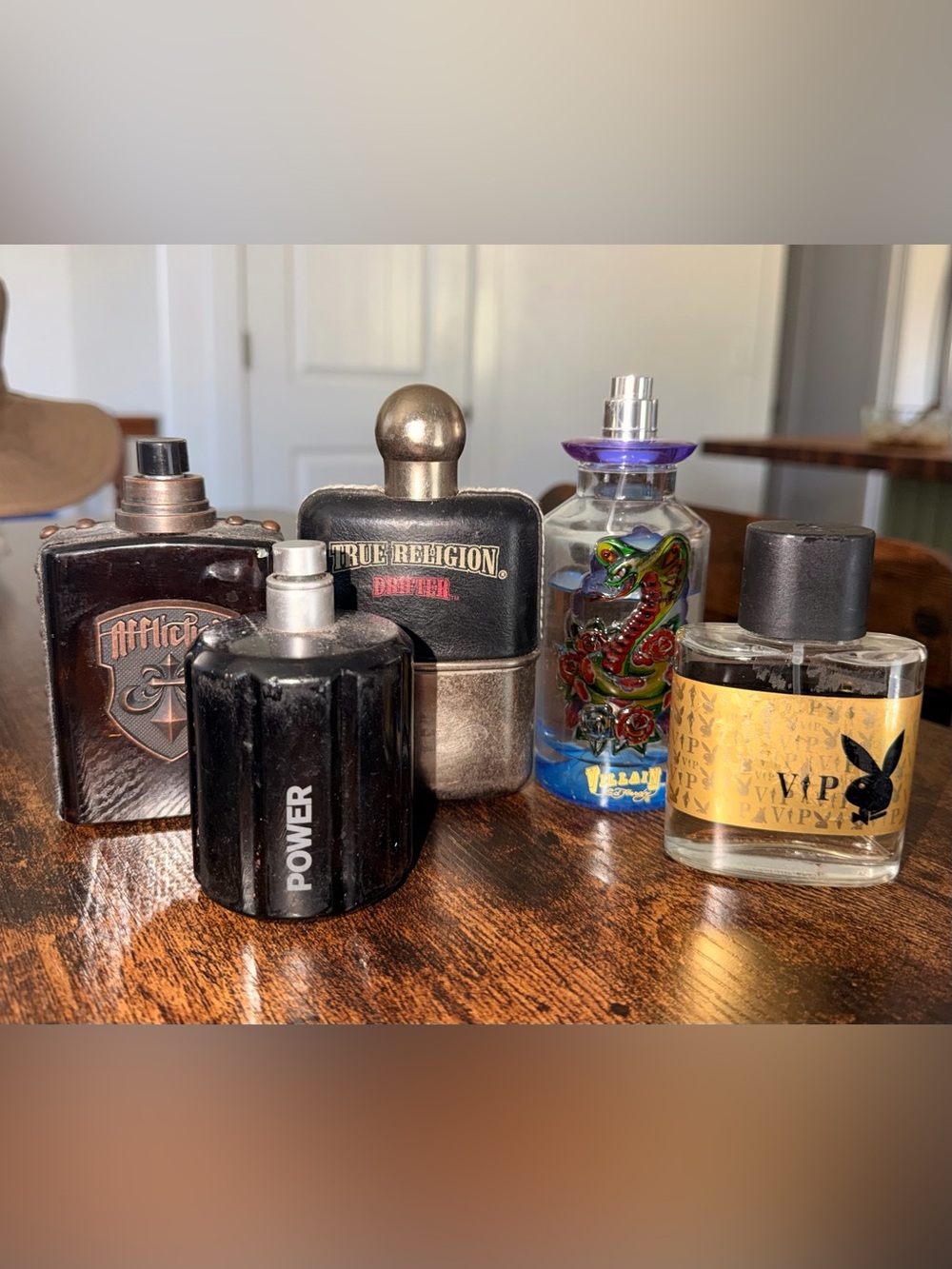 Men’s Luxury Cologne Bundle (True Religion, Ed Hardy, Playboy, Affliction)